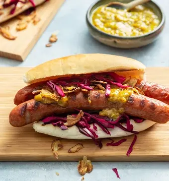 Hotdog met Joppie & Perrysaus