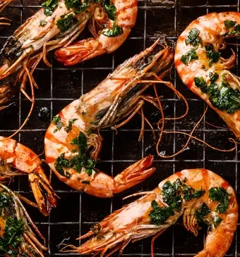 gamba's op de barbecue recepten