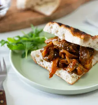 Pulled aubergine 