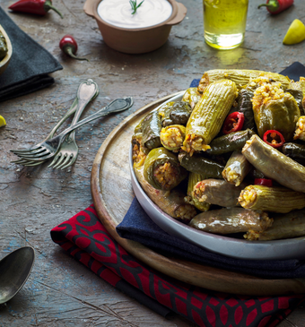 Gevulde courgette