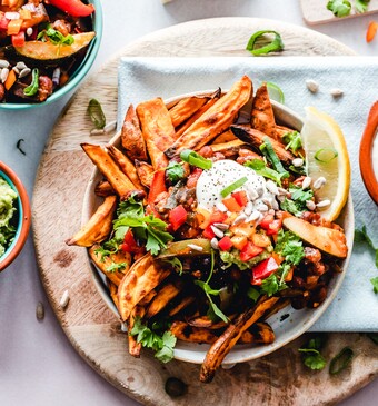 Zoete aardappel friet