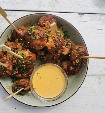 Gehaktballen BBQ Street