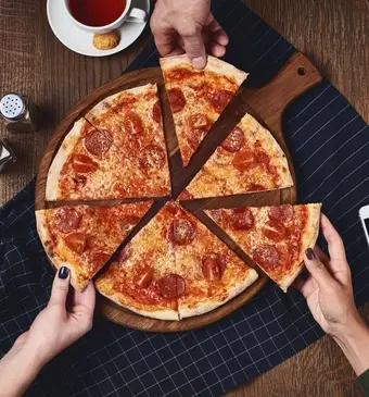overgebleven pizza
