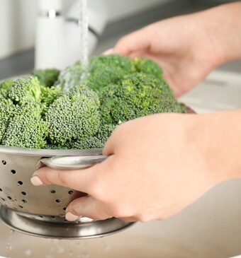 champignons borstelen