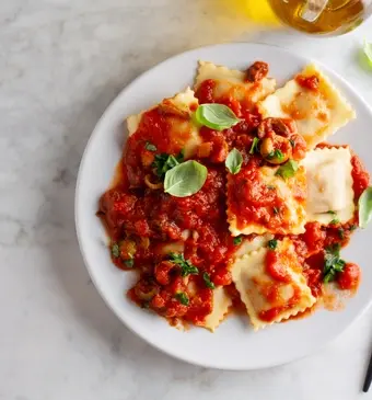 ravioli met eigeel