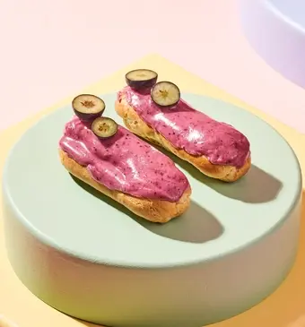 Bosbessen-éclairs