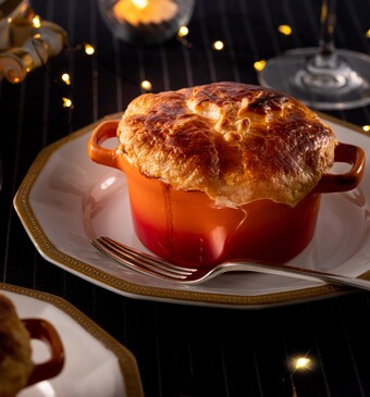 Boeuf bourguignon in bladerdeeg