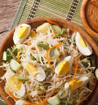 Rijst met gado gado