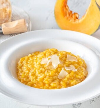 Pompoenrisotto