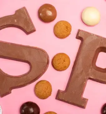 Is elke chocoladeletter even groot?