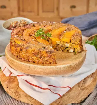 Snel met Mil Kerst Notenroast met flespompoen