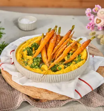 Snel met miljuschka frisse start Wortelhummus met salsa verde  