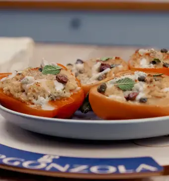 Vegetarische gevulde paprika’s