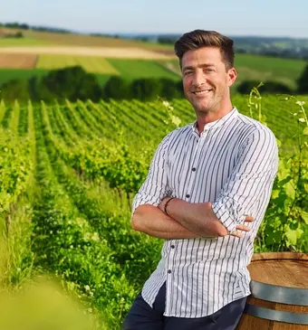 hugo in wijngaard