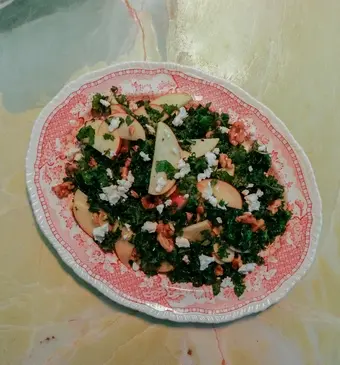 Boerenkoolsalade uit Bibi's Bijgerechten.