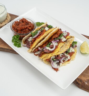 Skirtsteak taco’s van de BBQ