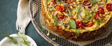 Griekse groentenquiche