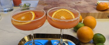 Bloedsinaasappel mocktail