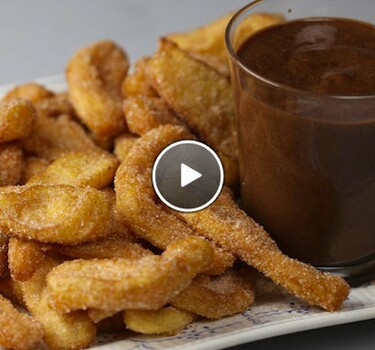 Churros met chocosaus