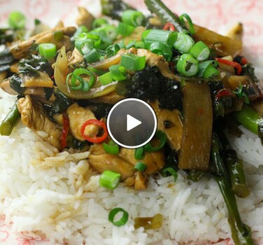 Thaise roerbak met kip en broccoli