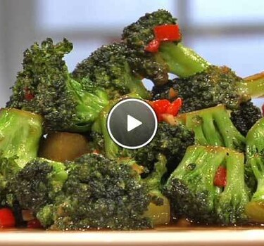 Geroerbakte broccoli