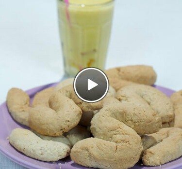 Antilliaanse melk en koekjes (pindakoekjes & mango colada)