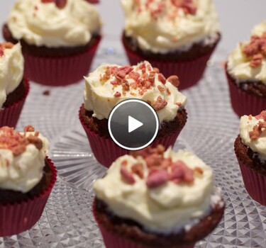 Jim’s red velvet cupcake