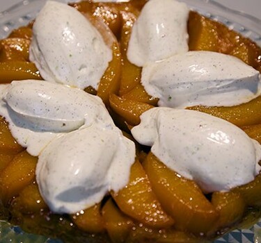 Makkelijke mango tarte tatin