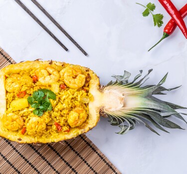 Pineapple fried rice