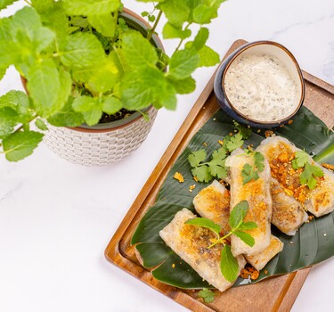 Eveline's Asian Favourites: dumplings met truffelsaus