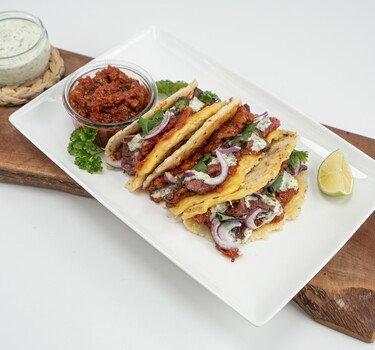 Skirtsteak taco’s van de BBQ