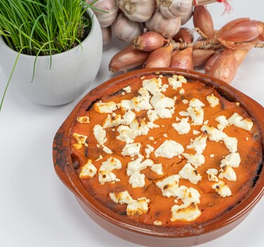 Aubergine-lasagne van de BBQ  