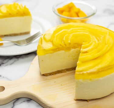 mango cheesecake