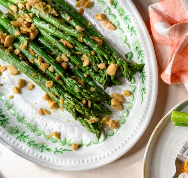 Salade van groene asperges recept