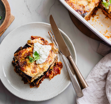 Vegetarische moussaka
