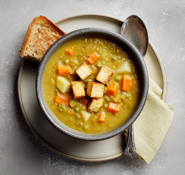 Vegetarische erwtensoep