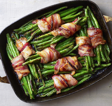 Haricots verts met spek