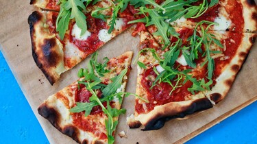 Pizza parmaham van de bbq