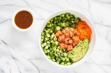 Poke bowl met zalm