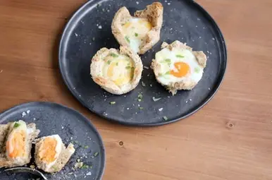 hartige ontbijtmuffins