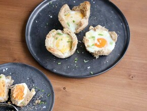hartige ontbijtmuffins