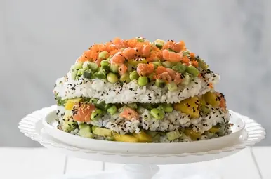 Sushi-taart