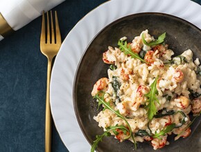 Champagne-risotto