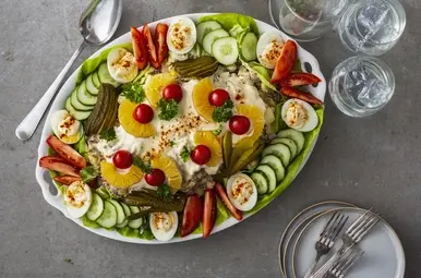 Koude feestschotel