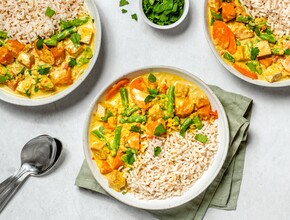 Thaise gele curry met rijst