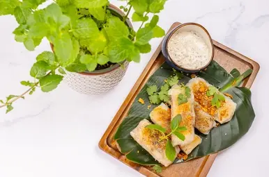 Eveline's Asian Favourites: dumplings met truffelsaus
