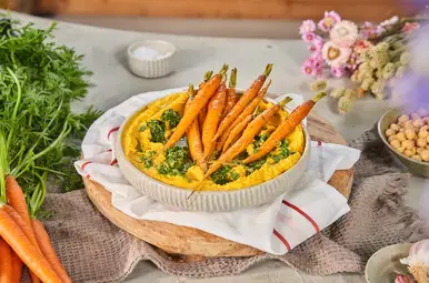 Snel met miljuschka frisse start Wortelhummus met salsa verde  
