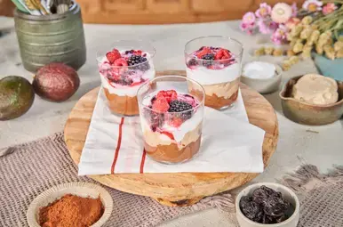 Snel met Miljuschka: Frisse start Mini-trifle met chocolade 