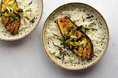 Unagi don van aubergine