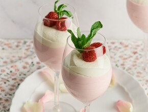 Framboos-cheesecakemousse